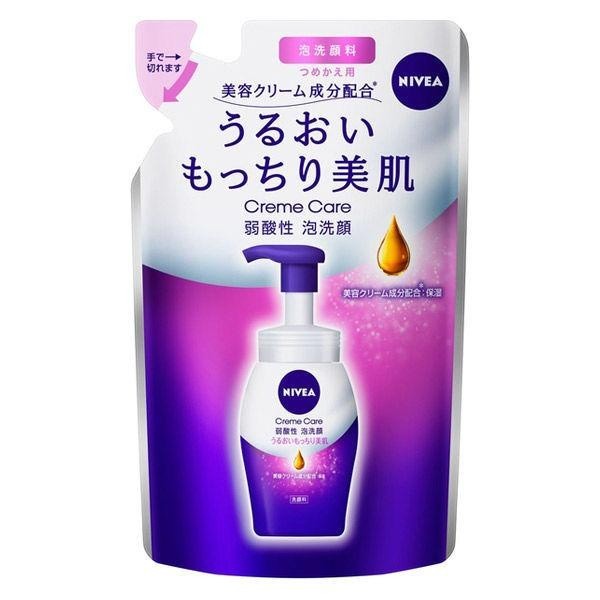 NIVEA 妮維雅   弱酸性泡沫洗面乳 補充包 130ml 花王
