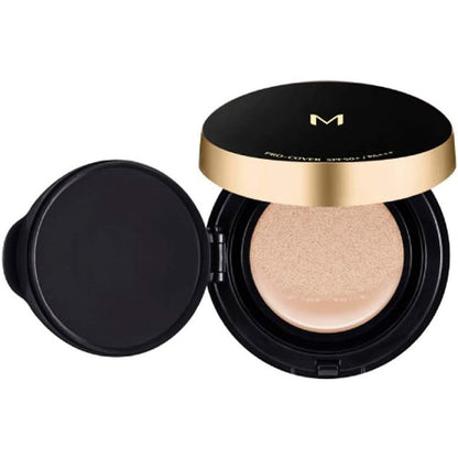 MISSHA Pro-Cover  升級强效遮瑕氣墊粉餅 黑色金邊款