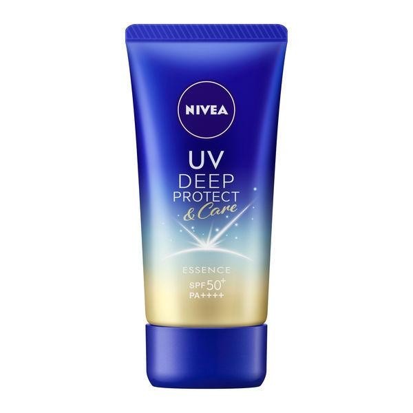 NIVEA 妮維雅  DEEP PROTECT 最強防曬精華乳  亮提乳 SPF 50+PA++++ 50g 花王