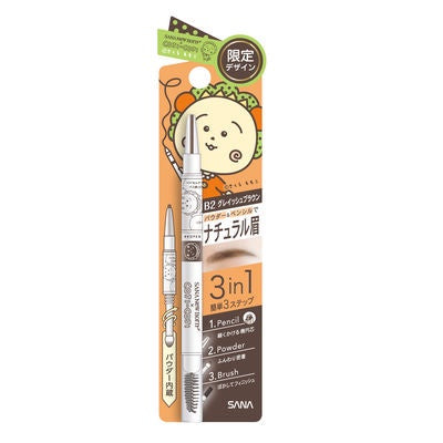 TOKIWA 常盤藥品 眉筆 SANA 莎娜 NEW BORN 柔和三用眉筆系列