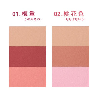 花王KAO EST腮紅 纯净透明面纱腮红01