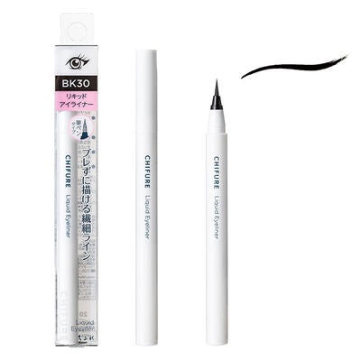 CHIFURE 化妝品 眼線 眼線液 毛筆型眼線液  BK30 黑色 BR30深棕色 溫水可洗淨 KO