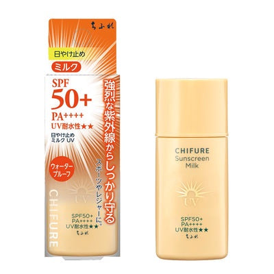 CHIFURE化妝品 抗UV牛奶防曬凝膠 牛奶防曬乳 80ml