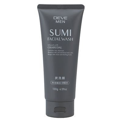 熊野油脂 Deve MEN 炭 洗面乳 男性用洗面乳 130g