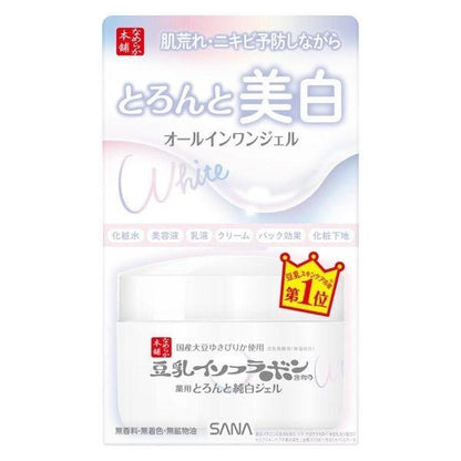 SANA 莎娜 豆乳美肌煥白多效凝膠霜 100g 常盤薬品工業 NAMERAKA本舖