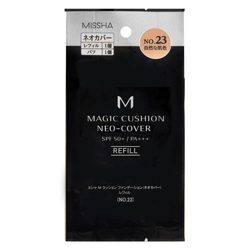MISSHA Neo-Cover 黑盒升級 時尚M氣墊粉餅 SPF50+黑盒銀邊款