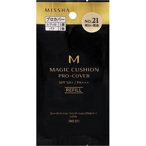 MISSHA Pro-Cover  升級强效遮瑕氣墊粉餅 黑色金邊款