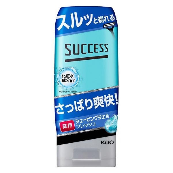 KAO 花王 SUCCESS 刮鬍凝膠 清新括弧凝膠 180g 多刀片刮鬍刀專用 刮鬍凝膠  180g DB
