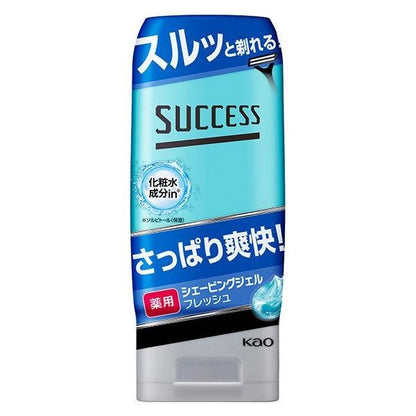 KAO 花王 SUCCESS 刮鬍凝膠 清新括弧凝膠 180g 多刀片刮鬍刀專用 刮鬍凝膠  180g DB