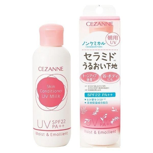 CEZANNE ●濃密化妝水 410mL ●晨用抗UV底妝乳 SPF22/PA++。 ●薏仁化妝水 500mL