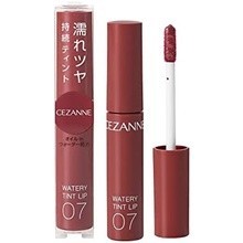 CEZANNE 水潤光透染唇釉 03 奶茶棕 05 莓菓粉 07 沈穩紅 01 自然粉