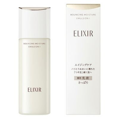 日本 資生堂 ELIXIR 怡麗絲爾 彈潤系列 膠原彈潤精華水 乳液 SP I 130mL