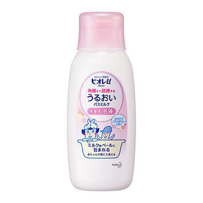 Biore 蜜妮u 泡澡劑 角質滲透滋潤保濕泡澡劑 淡淡粉香 600ml 花王 (混濁型)