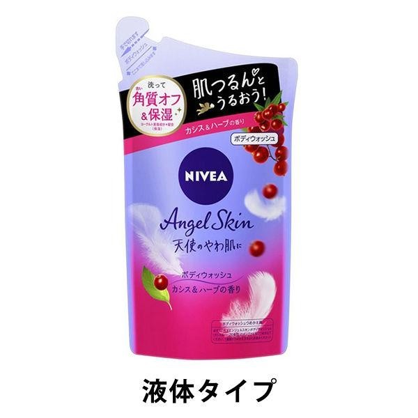 NIVEA 妮維雅  Angel 天使肌沐浴乳 液體 按壓式幫浦 480ml  花王 黑加侖 微皂 蜜桃果茶 蜂蜜