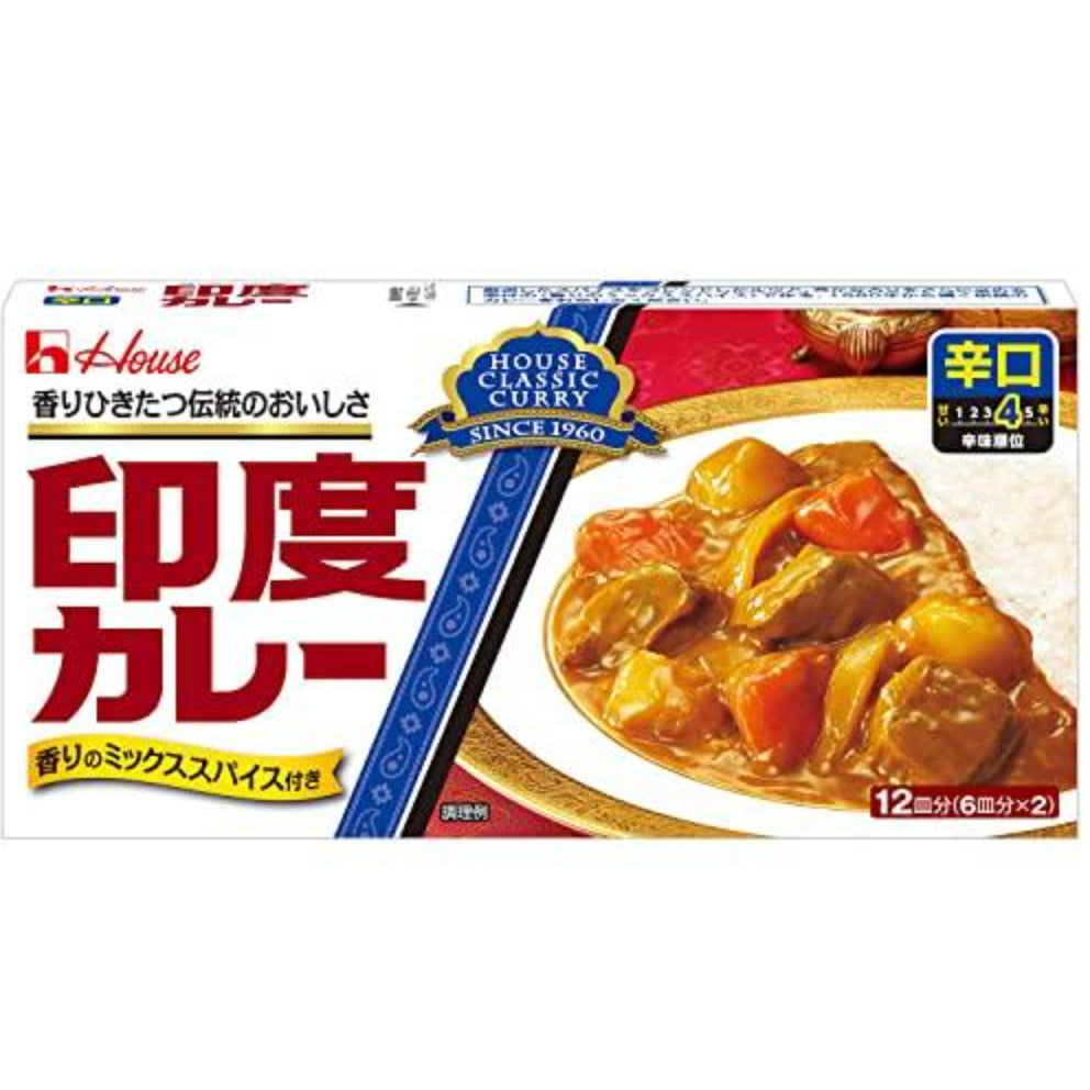House 好侍食品  印度咖哩塊 中辣/辣味 230g