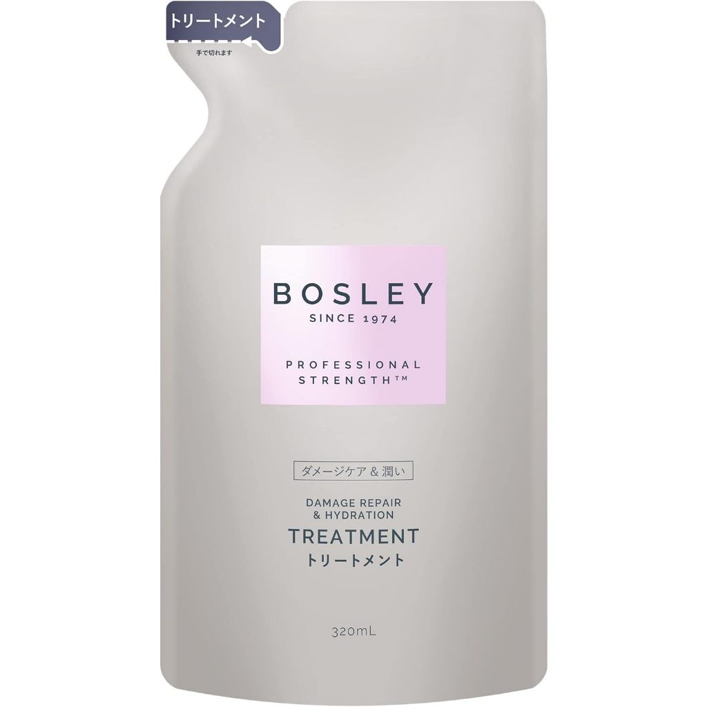 BOSLEY 舒緩放鬆系列 舒緩花香修護護髮乳 400ml 健康頭皮精華液 (彈力黑髮) 60ml