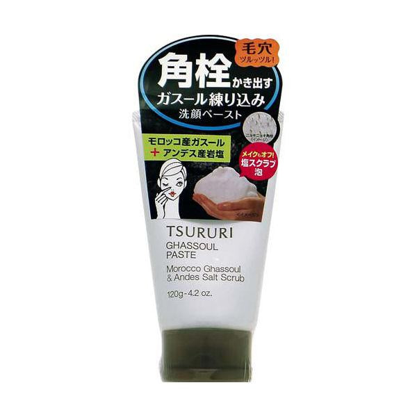 男士Tsururi  磨砂膏洗面乳 清爽香草香 150g 1個 粉刺黏土洗面乳 120g 多效合一保濕凝膠 1個
