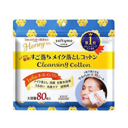 Softymo 絲芙蒂 高絲　卸妝洗臉液 蜂蜜卸妝泡沫洗面乳 卸妝洗面凝膠凍 卸妝棉