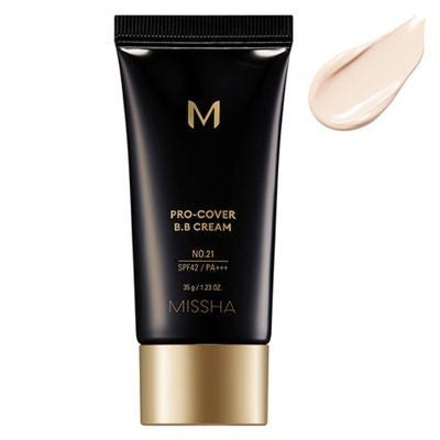 MISSHA M BB霜 PRO-COVER B.B. Cream No.21 SPF42 PA+++ 35g