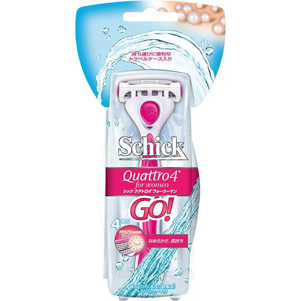 Schick 舒適 Quattro 4 女性用拋棄式四片刀刃安全除毛刀 剃刀