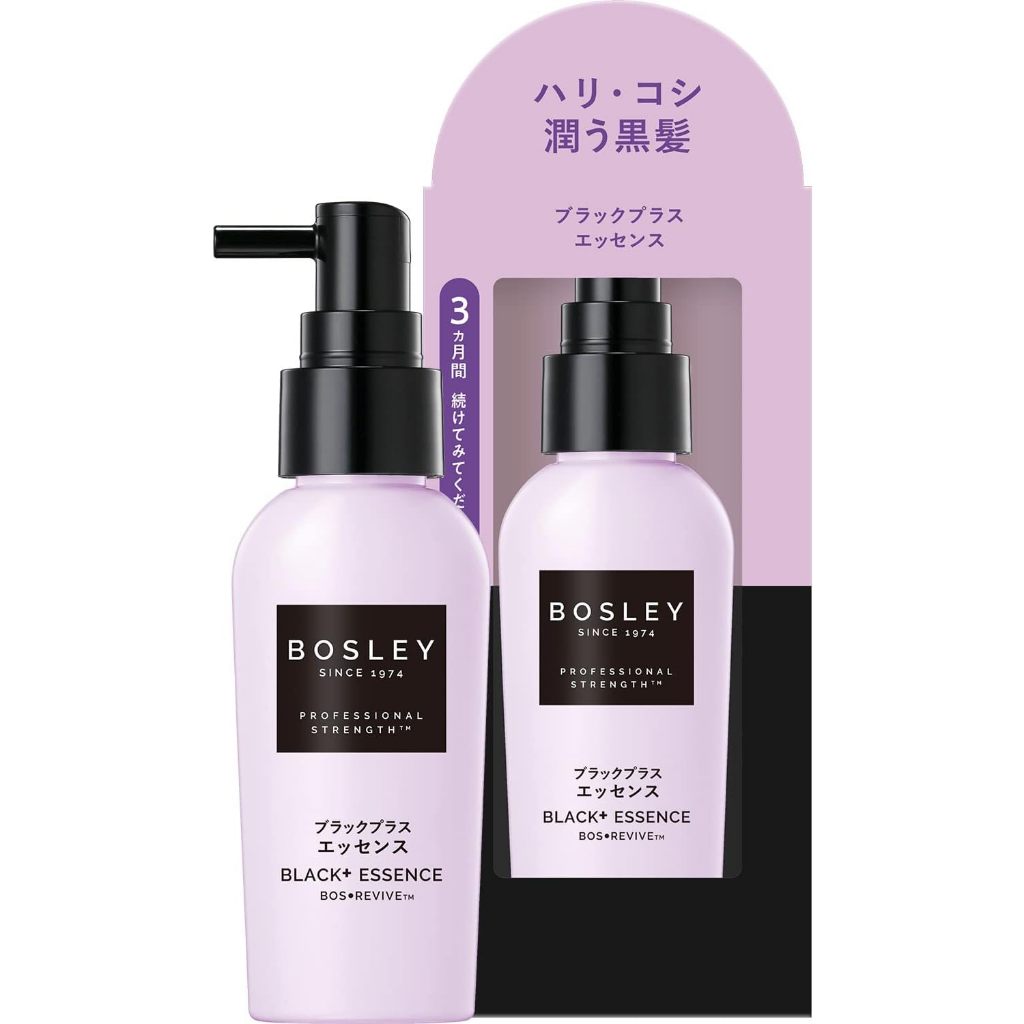 BOSLEY 舒緩放鬆系列 舒緩花香修護護髮乳 400ml 健康頭皮精華液 (彈力黑髮) 60ml