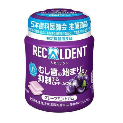 ReCALDENT 口香糖  瓶裝 R 1個 葡萄 柑橘 萊姆 莓果