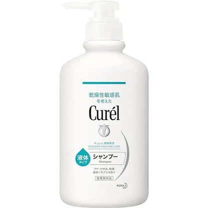 花王 Curél珂潤 洗髮精 潤浸保濕頭髮保養系列 溫和潔淨洗髮精 420mL