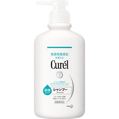 花王 Curél珂潤 洗髮精 潤浸保濕頭髮保養系列 溫和潔淨洗髮精 420mL