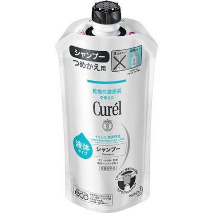花王 Curél珂潤 洗髮精 潤浸保濕頭髮保養系列 溫和潔淨洗髮精 420mL