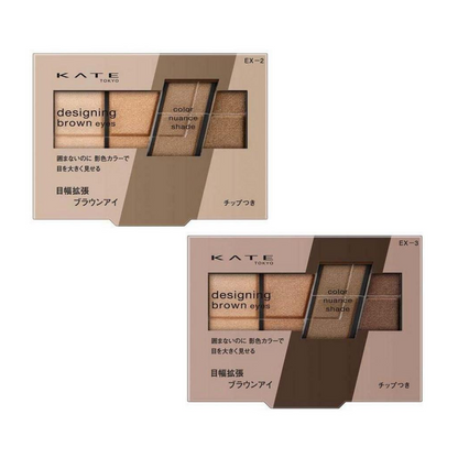 Kanebo佳麗寶 KATE凱婷 眼影 色影迷棕眼影盒 (EX-2 / EX-3)