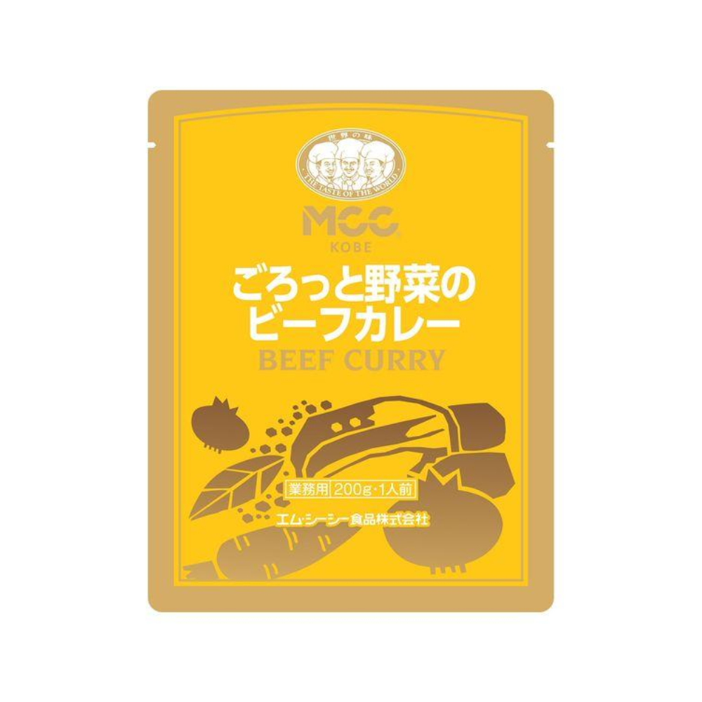 MCC 大塊滿足蔬菜牛肉咖哩 200g