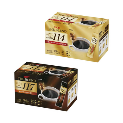 UCC 上島珈琲 The Blend 隨身即溶咖啡 100包入 (114 香甜柔和 / 117 濃郁醇厚)