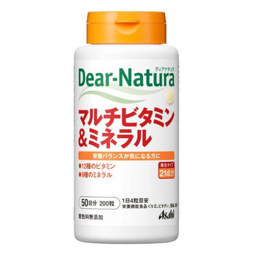 Asahi Dear Natura 綜合維他命+礦物質 (90顆/200顆/300顆)