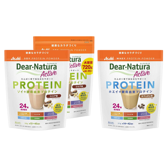 Asahi Dear Natura 大豆蛋白粉（可可口味/牛奶咖啡口味）