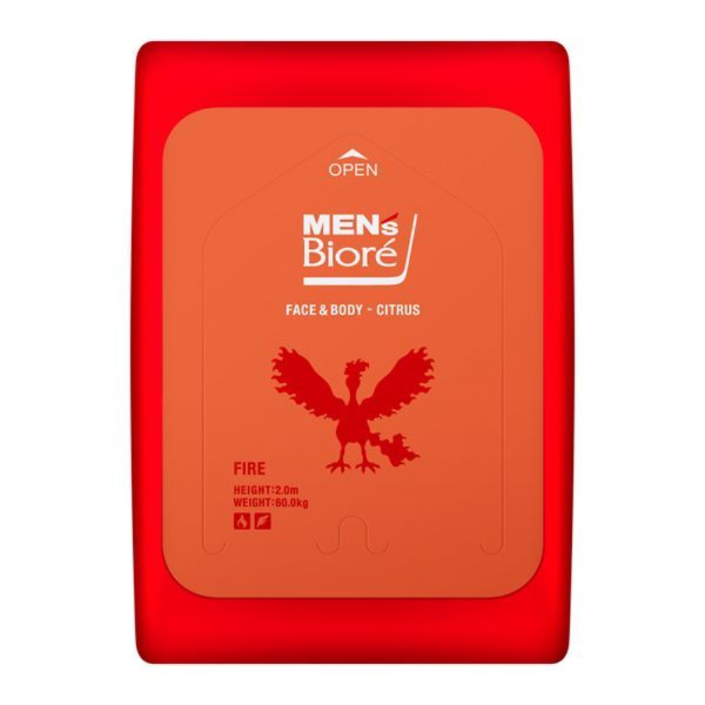 花王 MEN'S Biore 臉部身體兩用清潔濕巾 限定寶可夢包裝 28片 柑橘香/清爽薄荷香