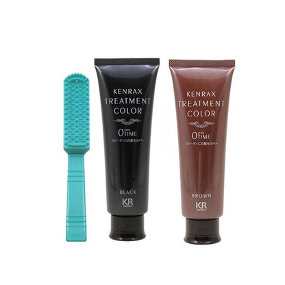 InterCosme 美髮 護髮乳 KENRAX 染髮護髮乳 160g（棕色/黑色）