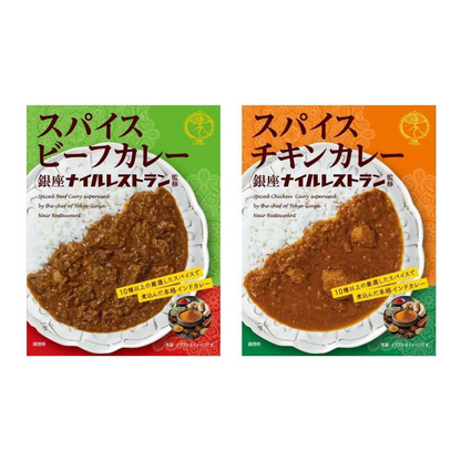 NATORI 食品 咖哩 調理包 銀座尼羅河餐廳監製正宗印度咖哩 180g(香料雞肉/香料牛肉)