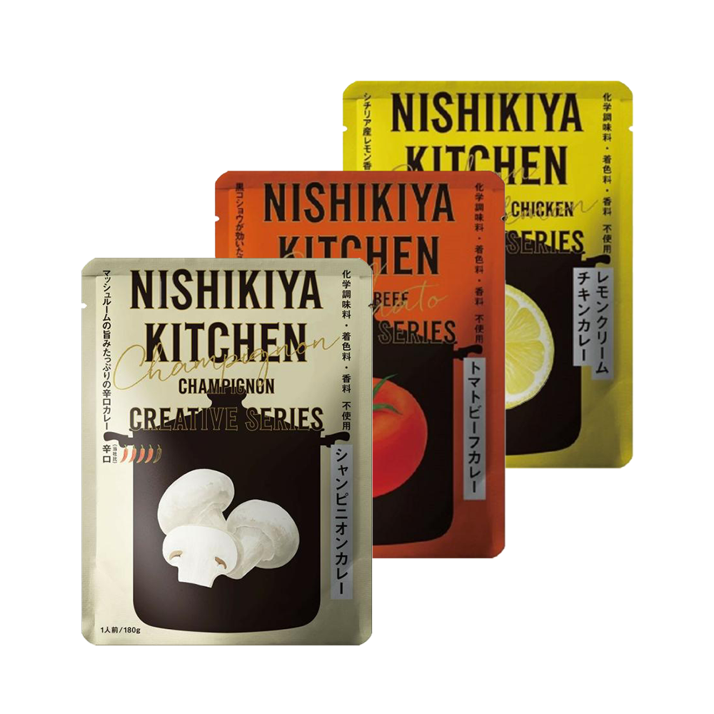 NISHIKIYA食品 調理包 咖哩 創意咖哩系列 180g