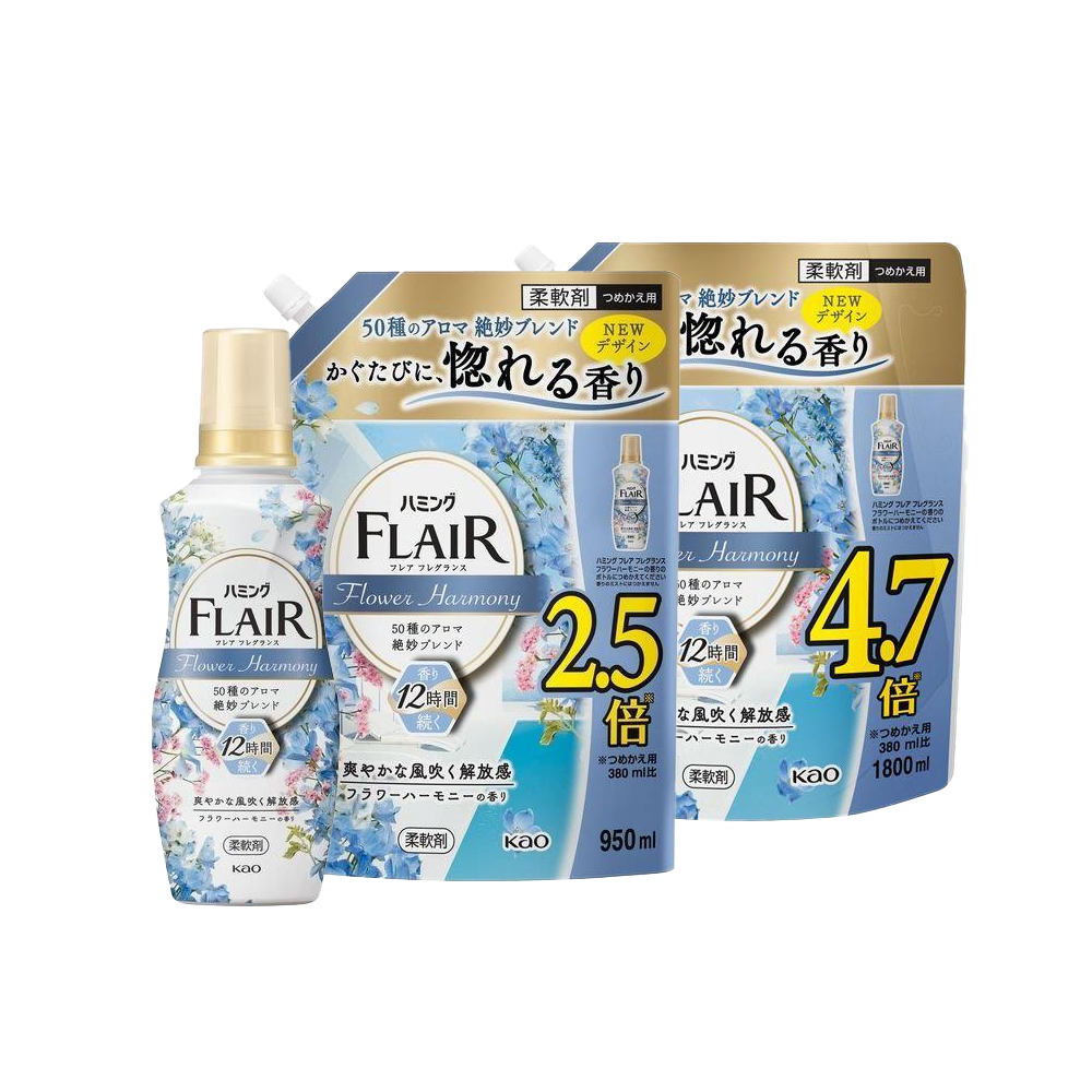 KAO 花王 衣物 柔軟精 Humming Flaie 香水衣物柔軟精系列