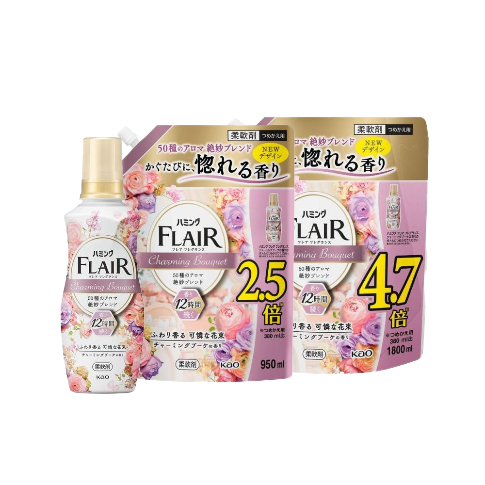 KAO 花王 衣物 柔軟精 Humming Flaie 香水衣物柔軟精系列