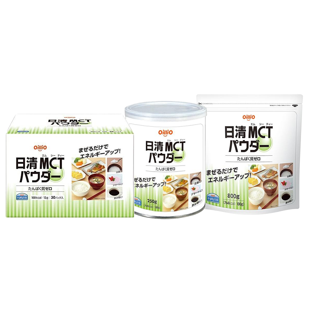 NissinOilio 調味料 味素 日清 MCT調味粉 (13g x 30 包 / 250g / 800g)