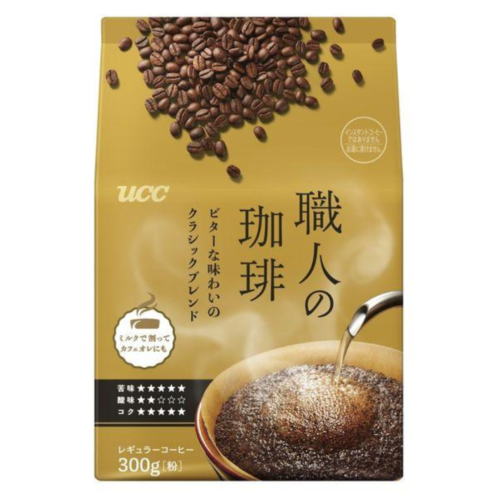 UCC上島咖啡 職人咖啡 經典苦味混合咖啡（濾掛咖啡/咖啡粉）