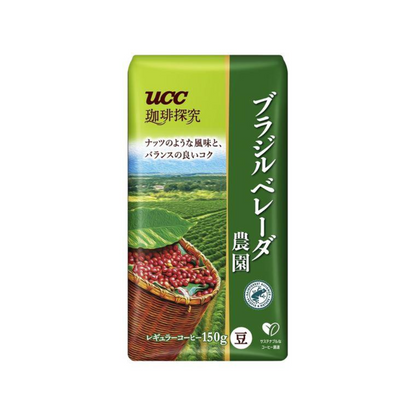 UCC上島咖啡 咖啡研究 烘焙豆 巴西貝雷達農園 1袋 (150g)