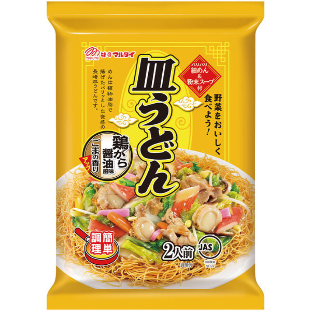 Marutai丸太 長崎皿烏龍 108g（醬油風味/白湯風味）