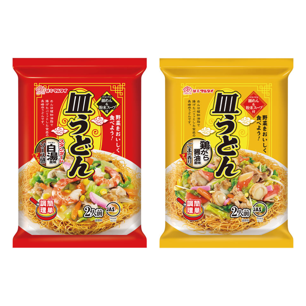 Marutai丸太 長崎皿烏龍 108g（醬油風味/白湯風味）