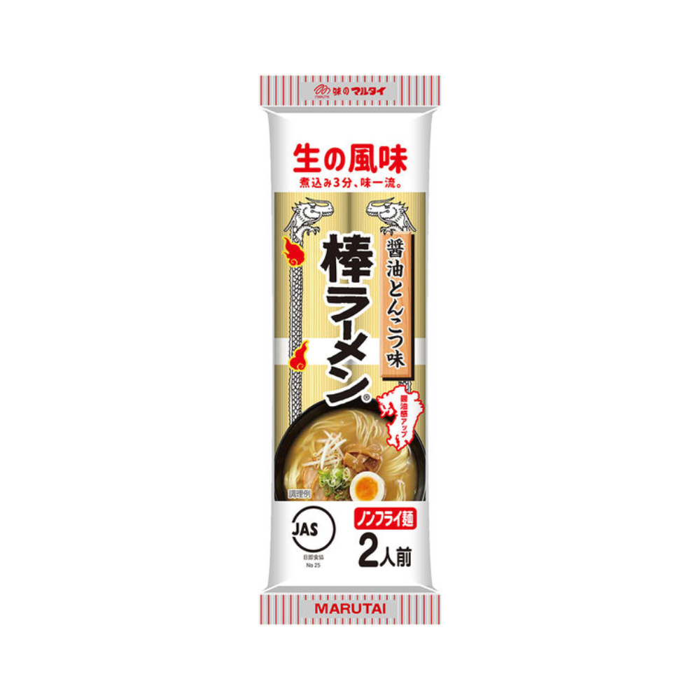 Marutai丸太 醬油豚骨棒狀拉麵 170g