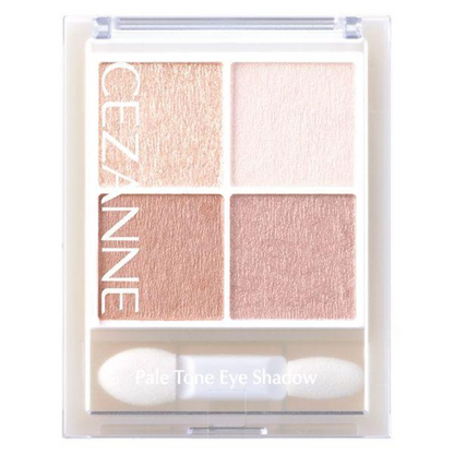 CEZANNE 眼影 浪漫3D眼影盤 清透版 01 棉花米白 / 02 貝殼粉