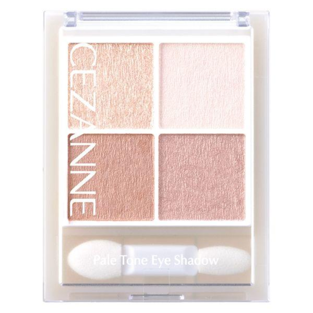 CEZANNE 眼影 浪漫3D眼影盤 清透版 01 棉花米白 / 02 貝殼粉