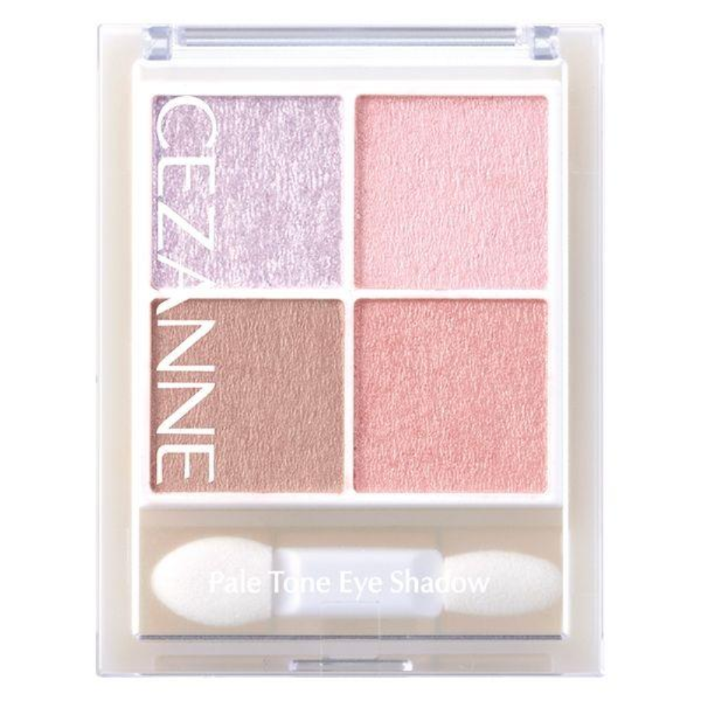 CEZANNE 眼影 浪漫3D眼影盤 清透版 01 棉花米白 / 02 貝殼粉