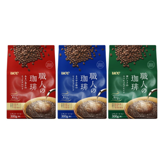 UCC 上島咖啡 咖啡粉 職人系列 咖啡粉 300g (濃郁/溫和/特調)